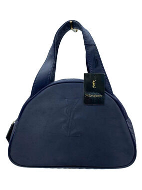 Saint Laurent Yves Handbag Tote Bag Navy Blue
